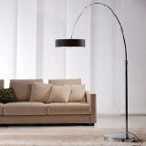 Miris Floor Lamp with Telescoping Arm Shade Finish: Black, Bulb. Type: Incandescent - from $2370.00